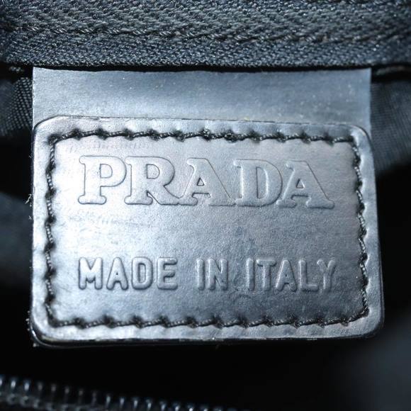 PRADA Pouch Nylon Black Auth fm3616 - Picture 10 of 16